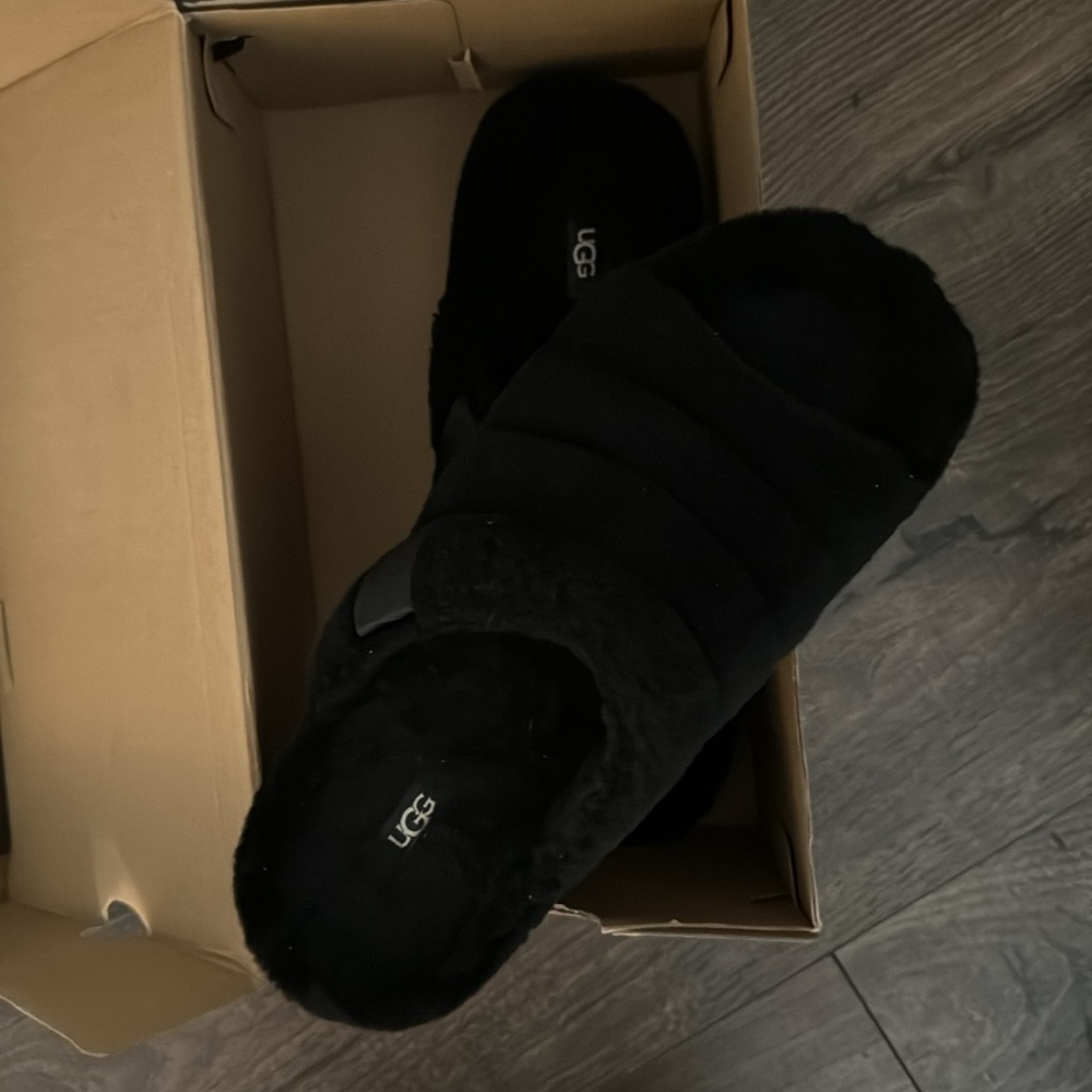 UGG slippers- BLACK